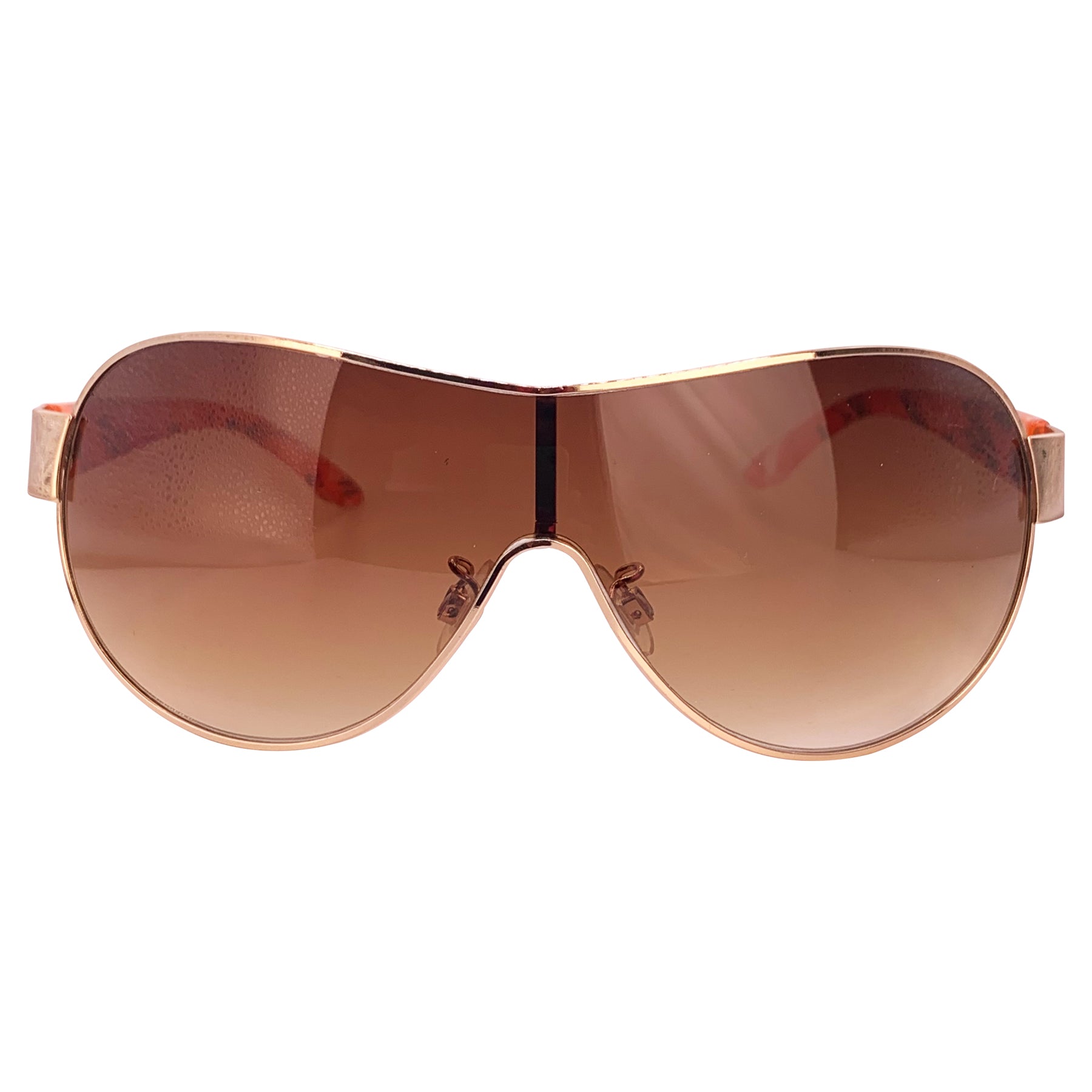 FEATHERED Y2K Shield Sunglasses-Giant Vintage Eyewear