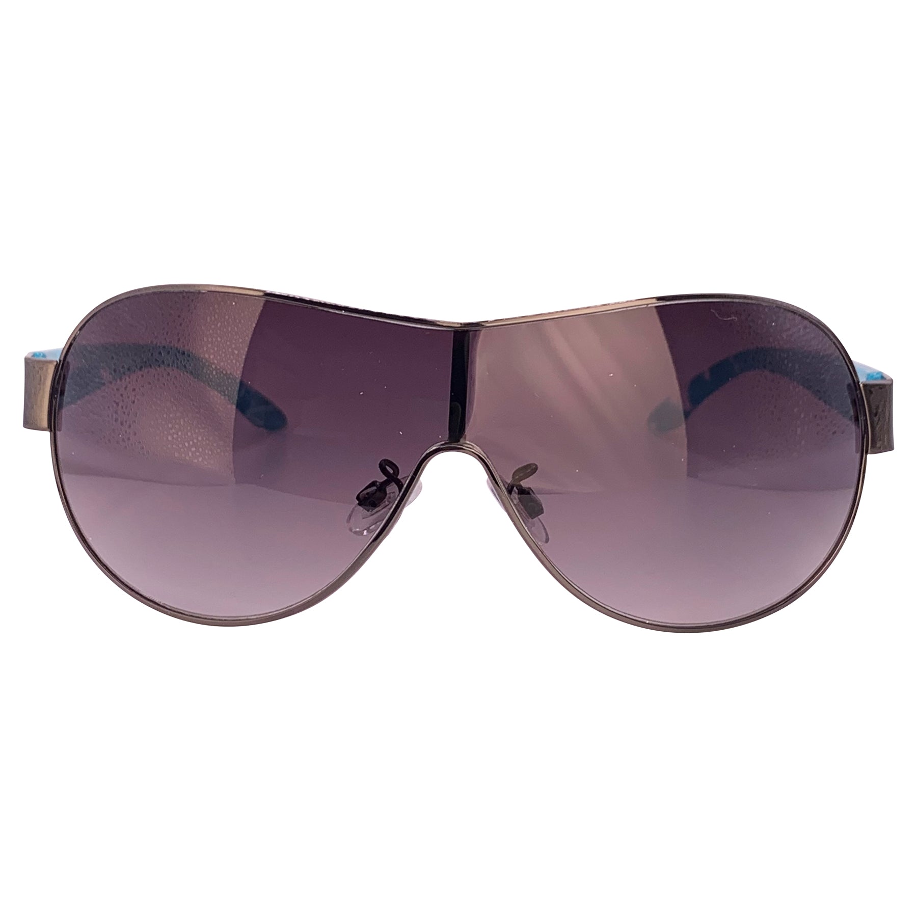 FEATHERED Y2K Shield Sunglasses-Giant Vintage Eyewear