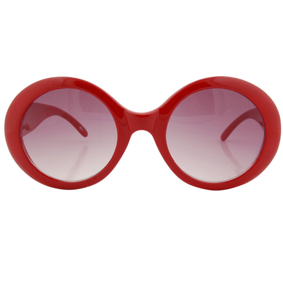BUBBLE Round SunglassesRed-Giant Vintage Eyewear